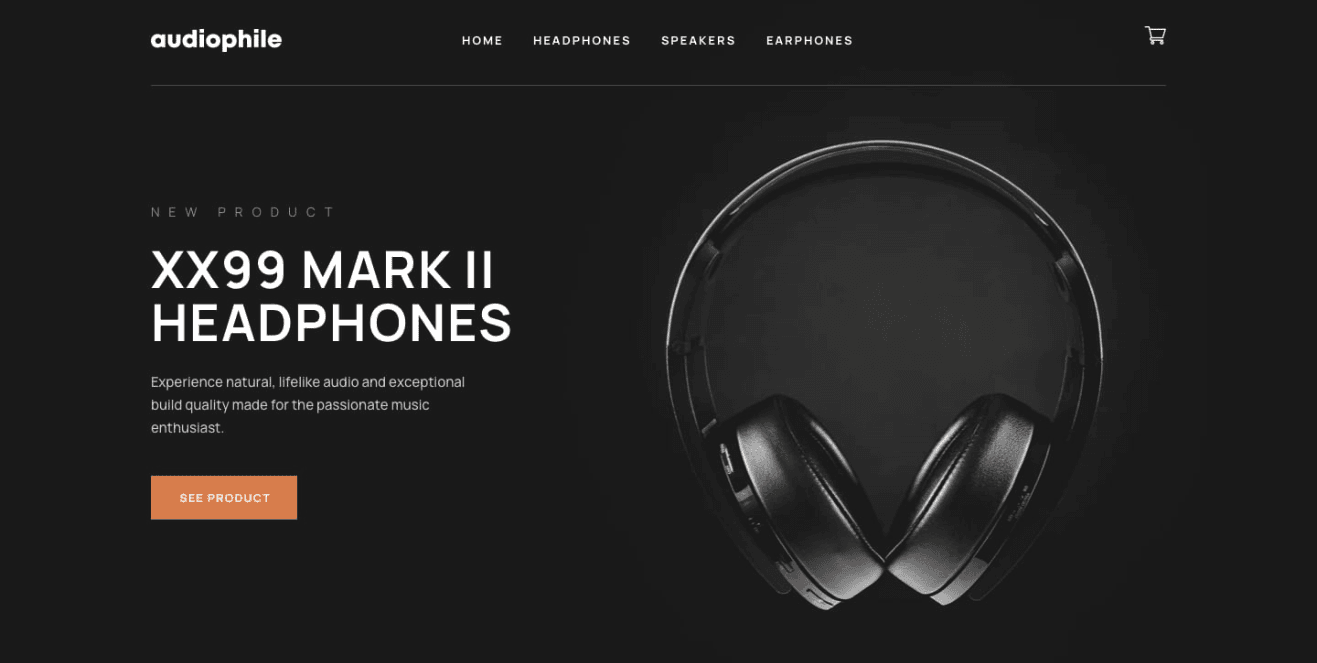 Audiophile Ecommerce Website