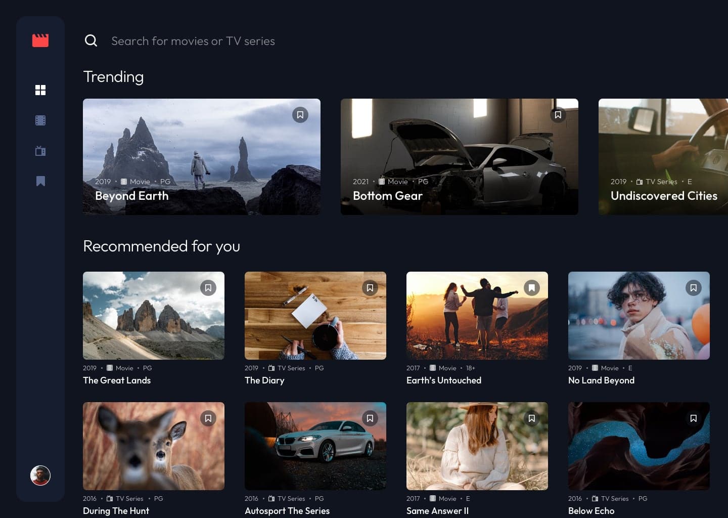 Entertainment Web Application